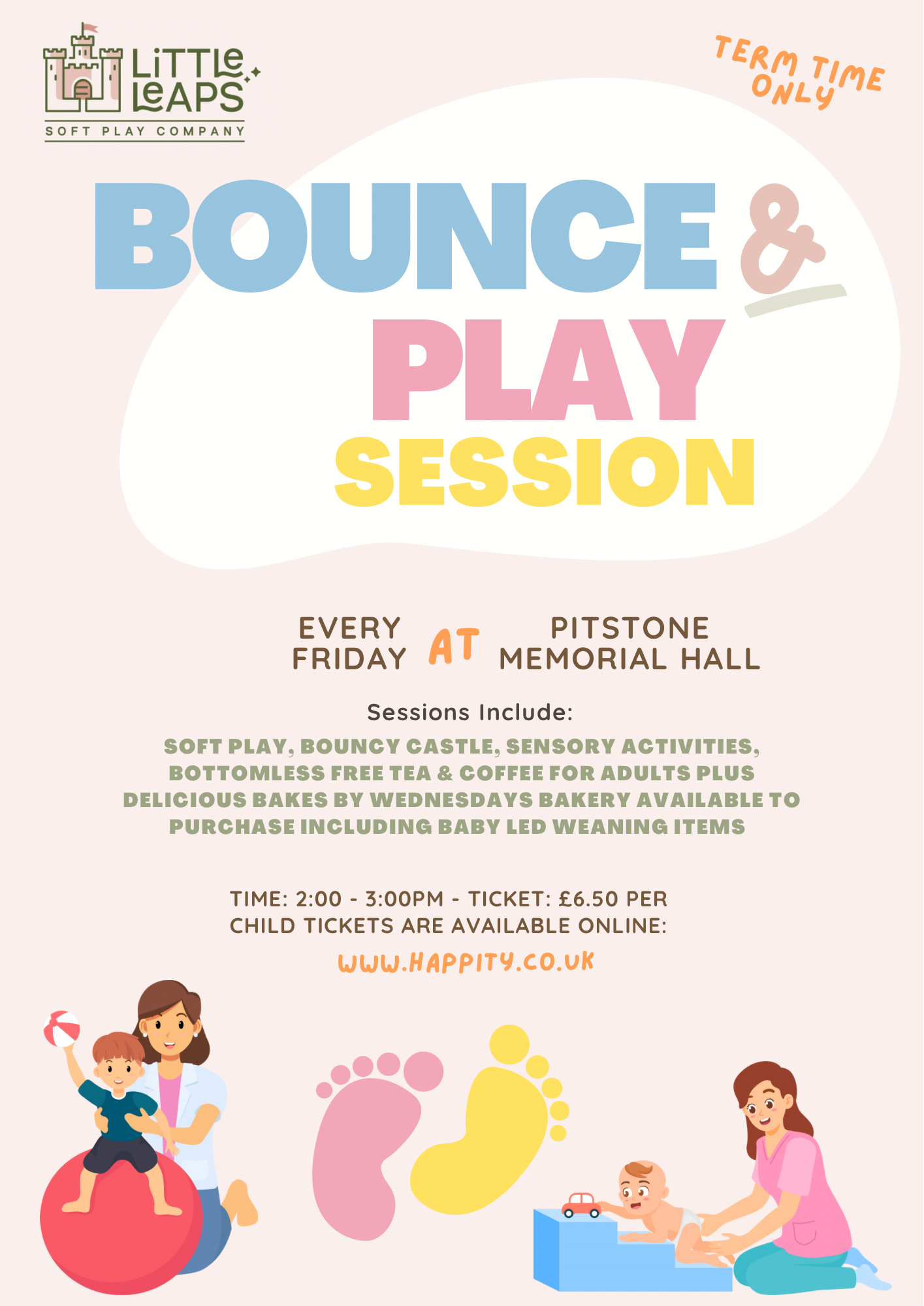 Little Leaps Soft Play Play Group with SENSORY twist for children aged 6 months to 4 years