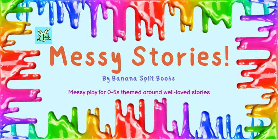 Messy Stories! Crystal Palace banner Sensory