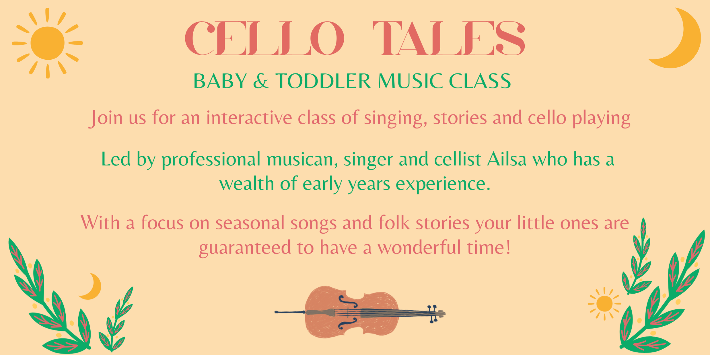 Cello Tales Calderdale banner 