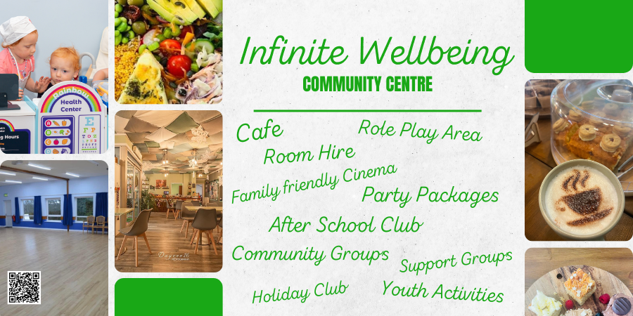 Infinite Wellbeing C.I.C. Amber Valley banner