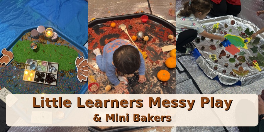Little Learners Messy Play Waltham Forest banner 