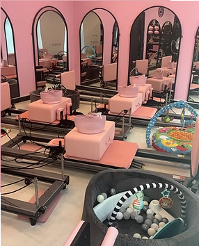 Pink Pilates Newham banner Postnatal Fitness