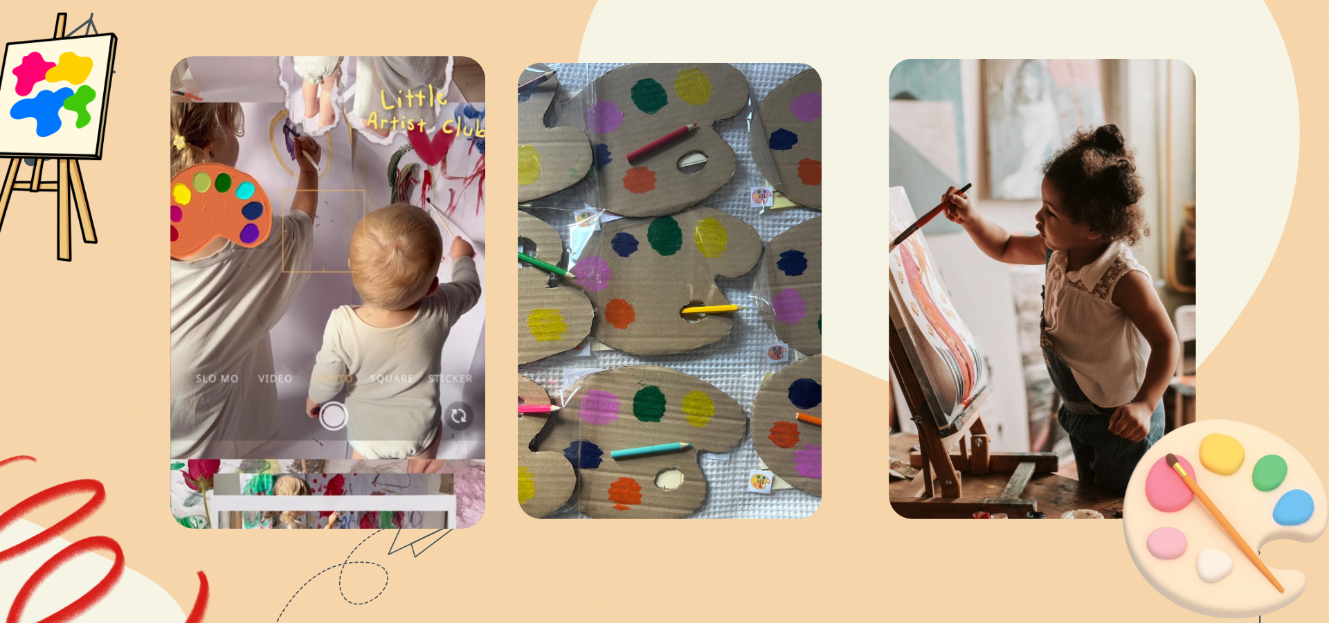 Little Artist Club Waltham Forest banner Arts & Crafts