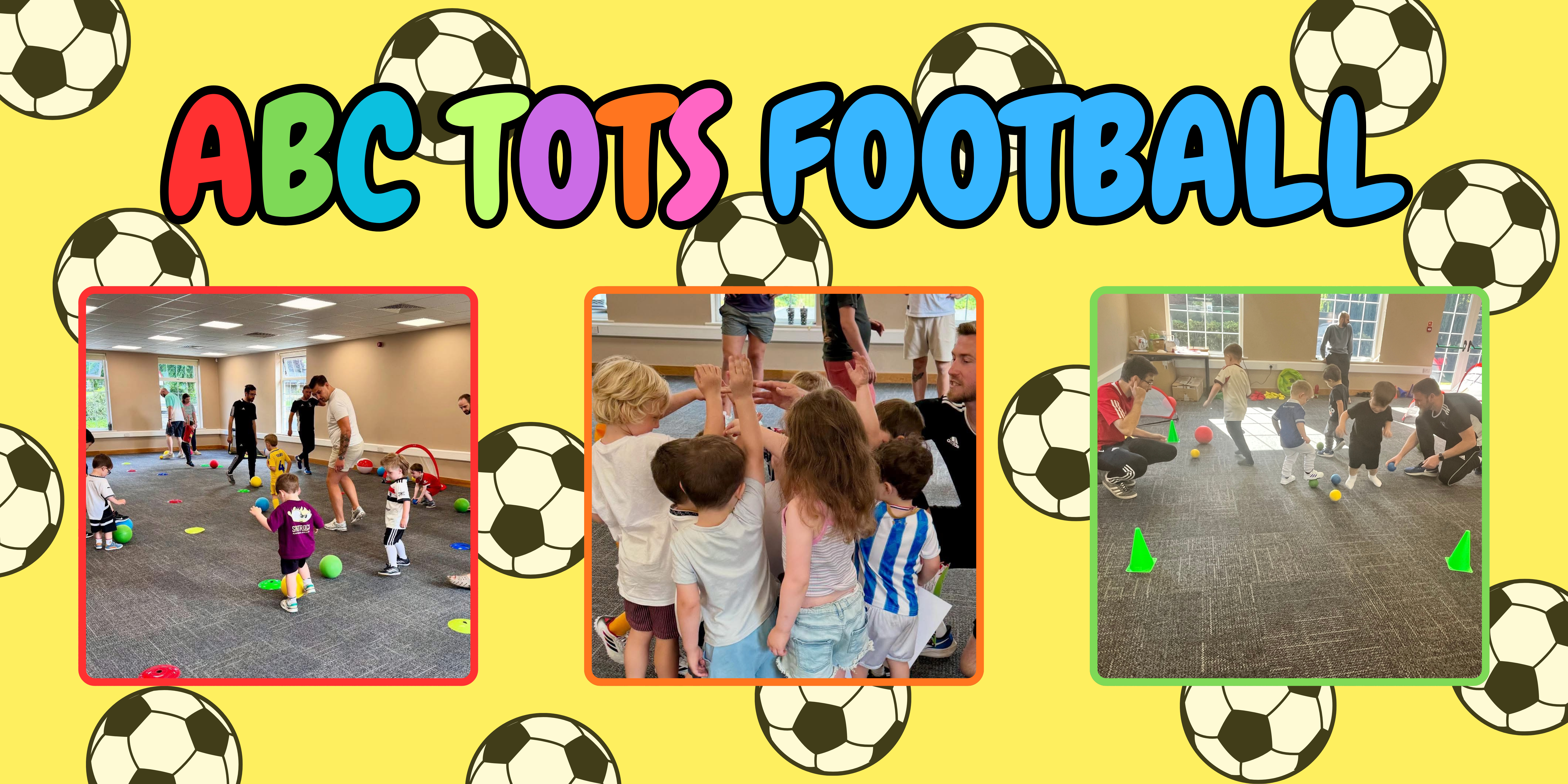 ABC Tots Football Calderdale banner Toddler Football