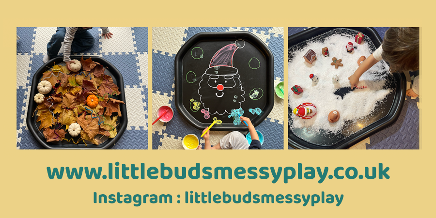 Little Buds Messy Play Haringey banner Sensory