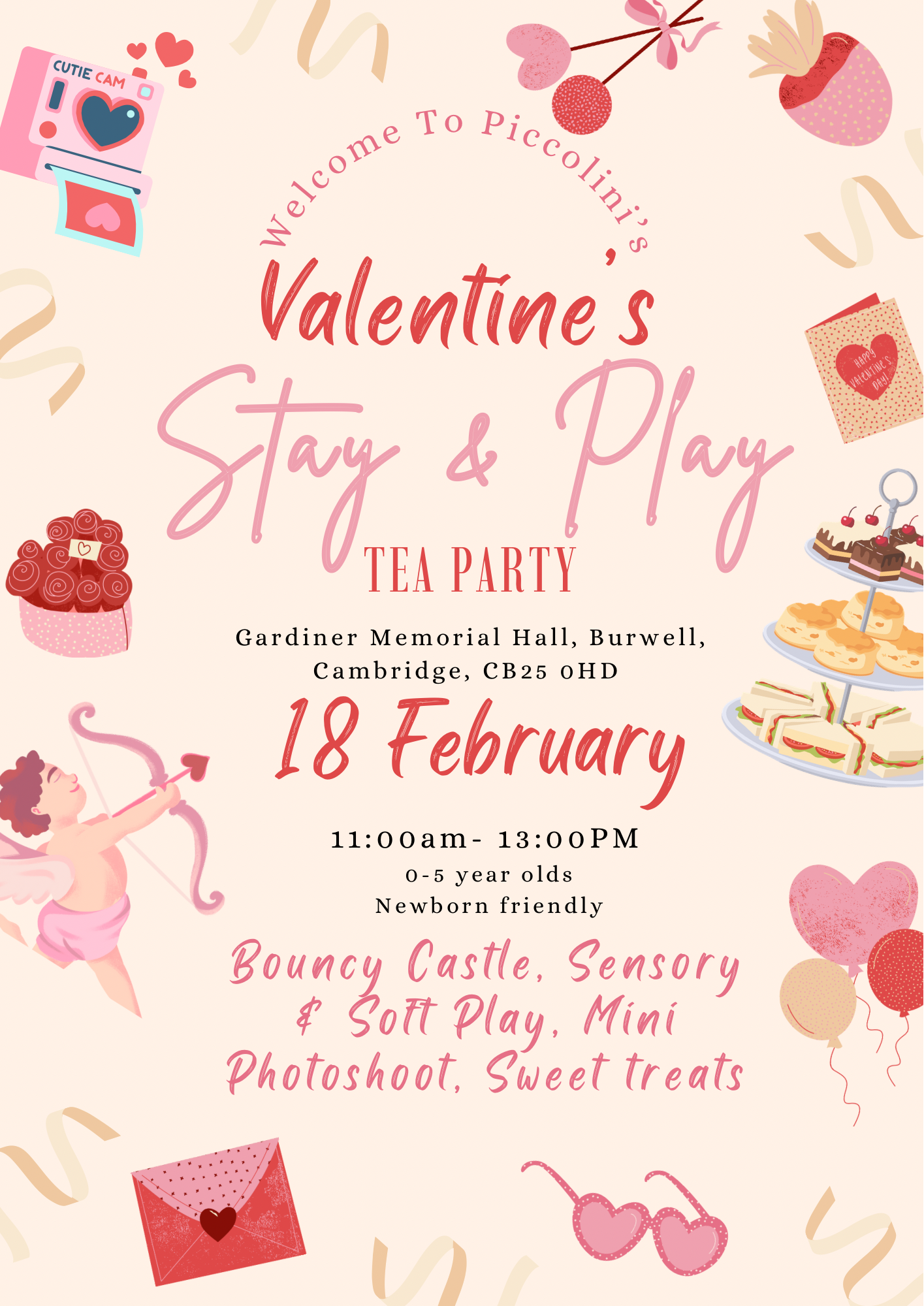 Piccolini Parties East Cambridgeshire banner Soft Play