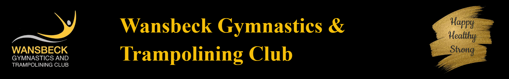 Wansbeck Gymnastics and Trampolining Club Northumberland banner 