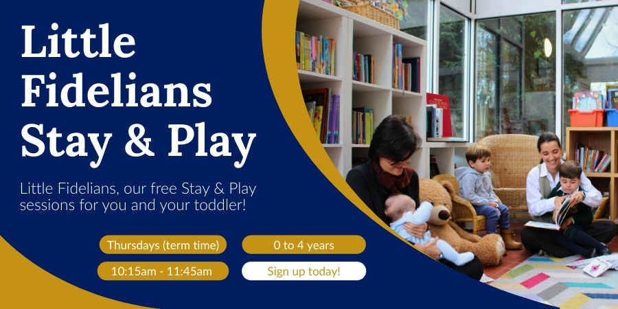 Fidelis College Croydon banner Toddler Group