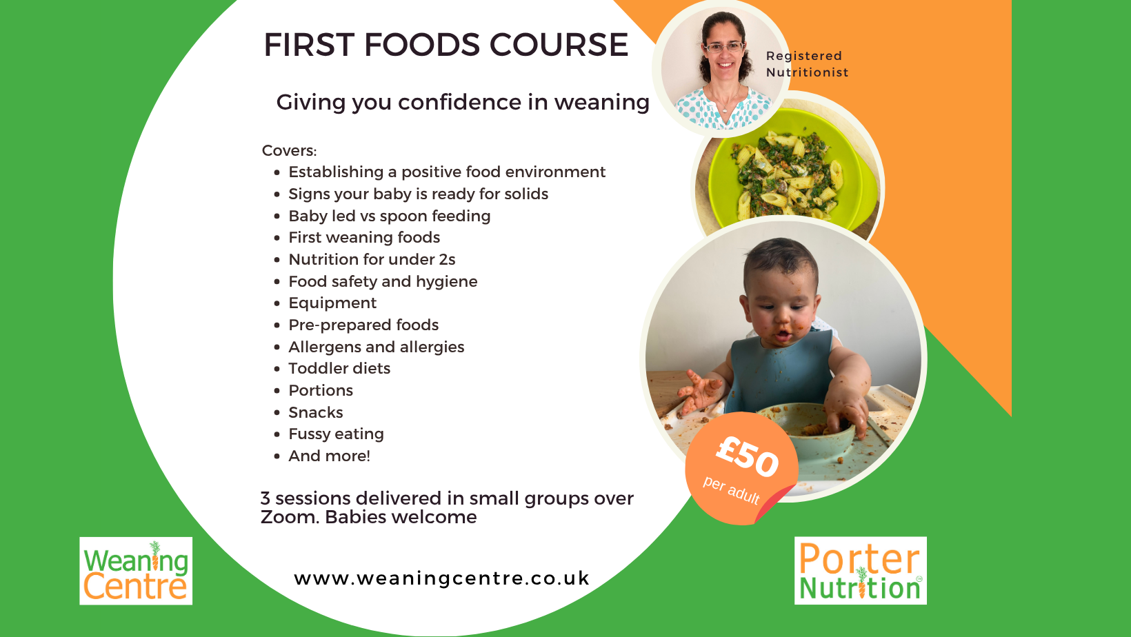 Porter Nutrition - Weaning Centre UK wide