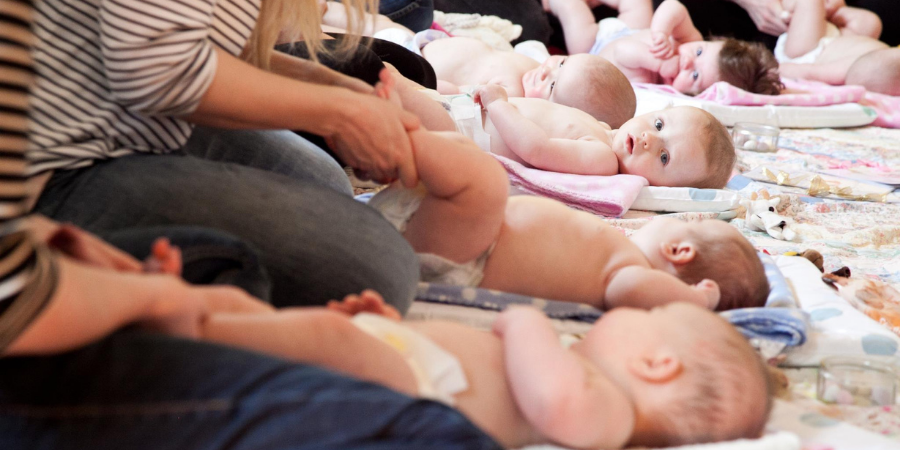 Lucy's Angels Brighton banner Baby Massage