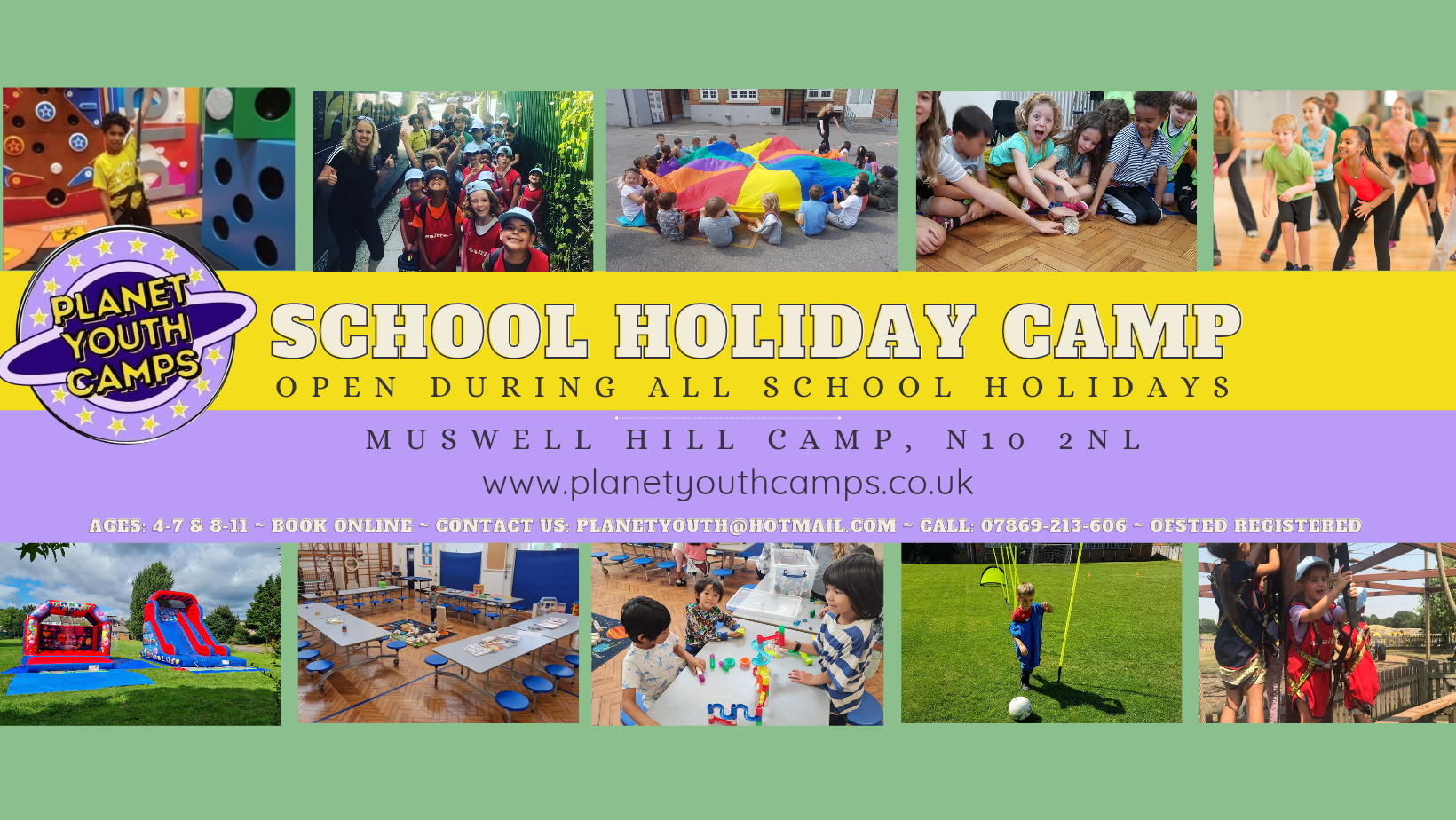 Planet Youth School Holiday clubs