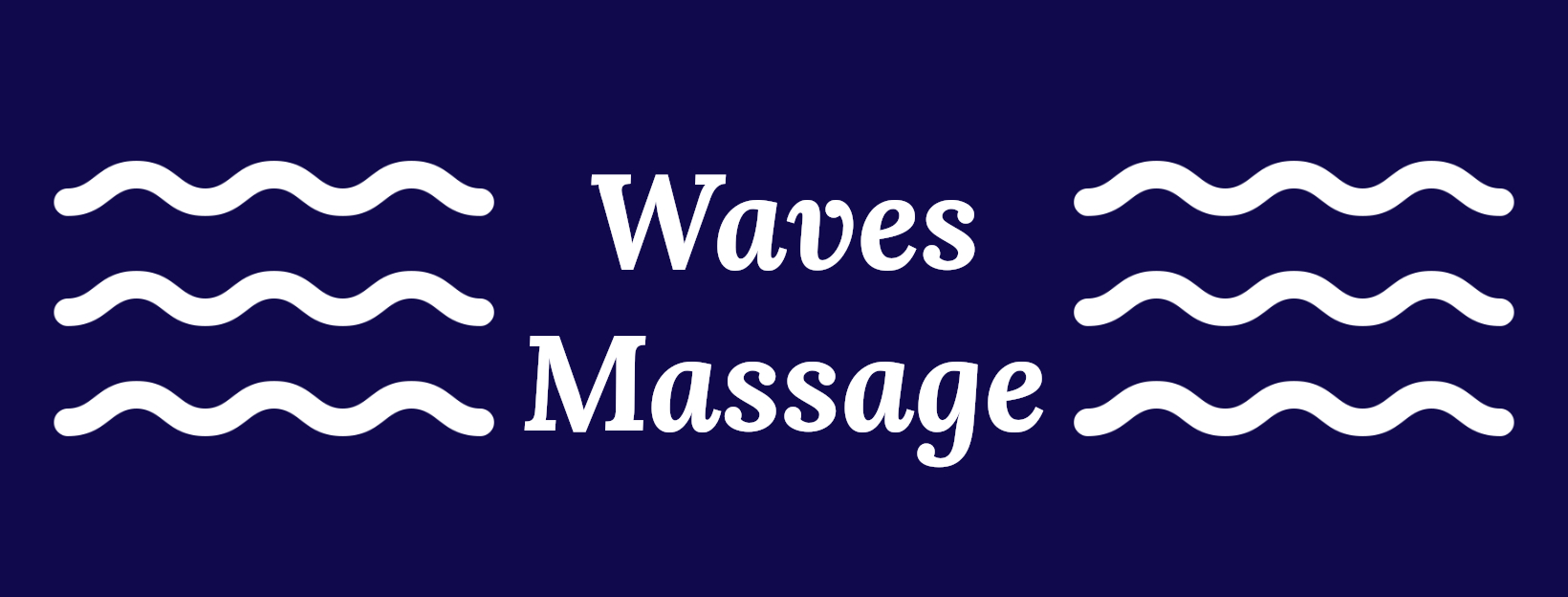 Waves Massage Deptford, Greenwich, London Bridge banner Baby Massage