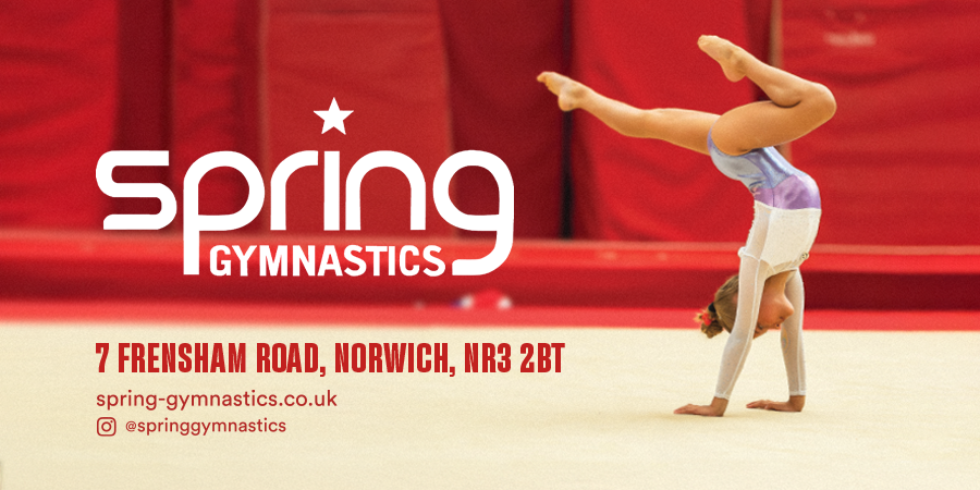 Spring Gymnastics Norwich banner 