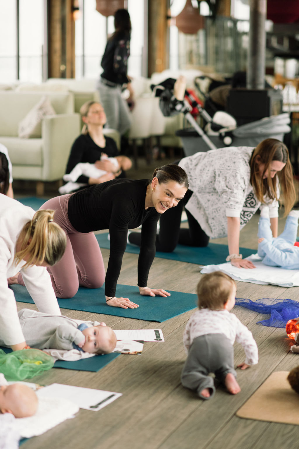 Aurora Yoga Brighton and Hove banner Postnatal Pilates & Yoga