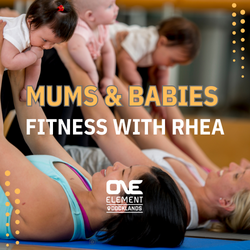 Postpartum Fitness with Rhea logo Postnatal Fitness