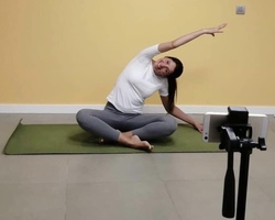 Yoga with Alejandra logo Antenatal