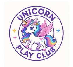 Unicorn Play Club logo Soft Play