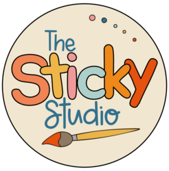 The Sticky Studio logo Arts & Crafts