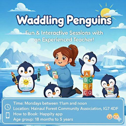 Waddling Penguins logo Arts & Crafts