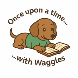 Once Upon a Time with Waggles logo Arts & Crafts