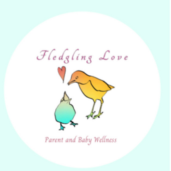 Fledgling Love Parent and Baby Wellness logo Baby Massage