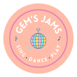 Gem's Jams logo Sensory