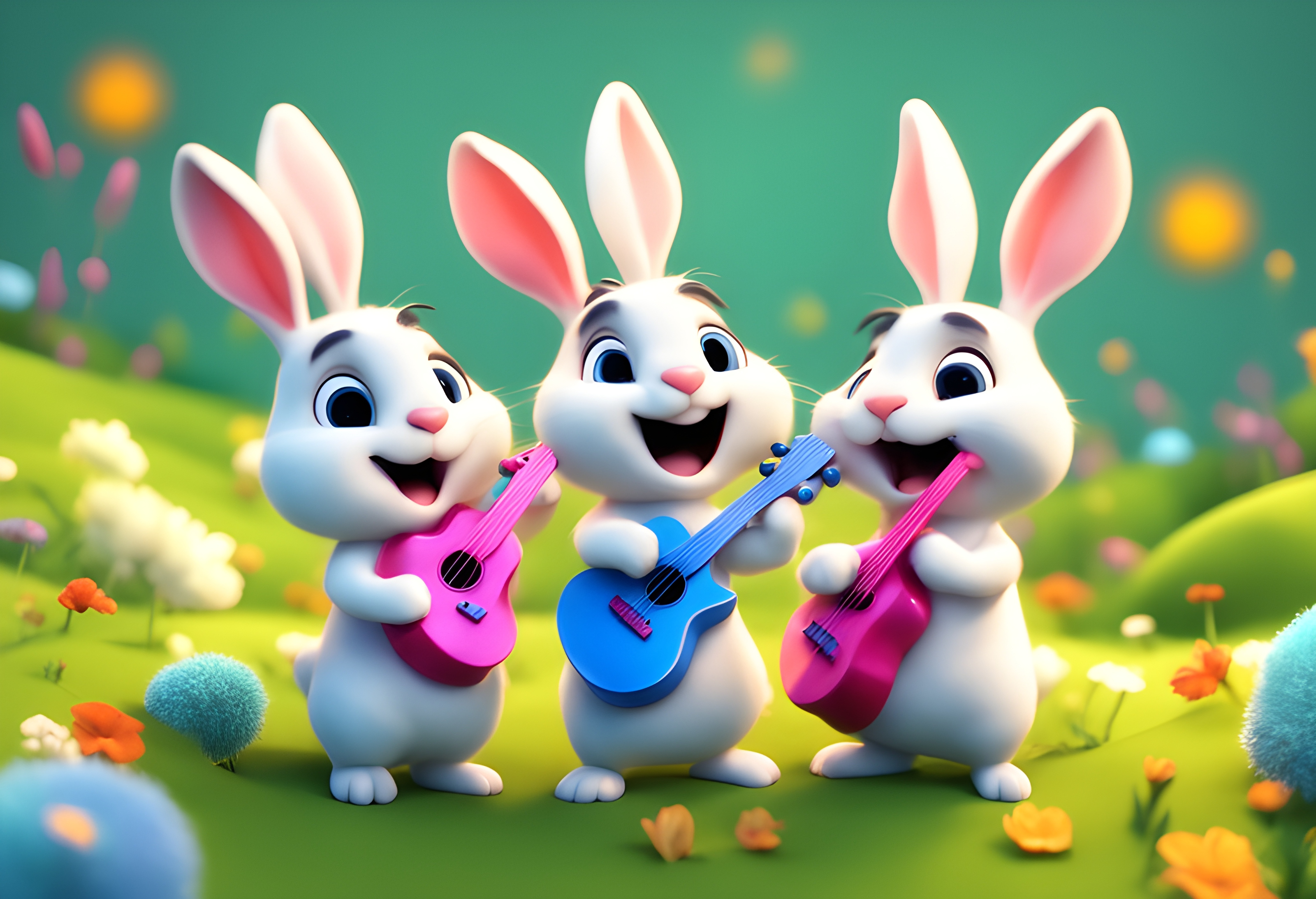 Singing Bunnies With Yuliya