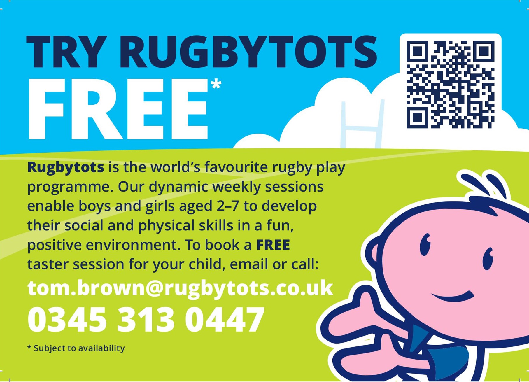 RugbyTots South Bucks Rugbytots LLP banner Arts & Crafts
