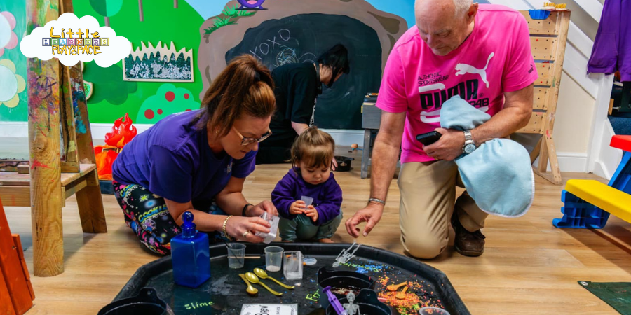 Little Learners Ashington banner Baby Massage